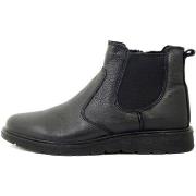 Boots Luxury Homme Chaussures, Bottine en Cuir, Zip - TADDEO