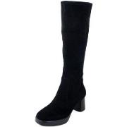 Bottes Mysoft Femme Botte au genou, Zip, Suedine-M665