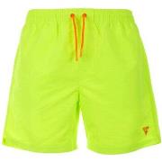 Short Guess Short de bain homme jaune fluo F4GT03WG282-FLYL - S