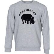 Sweat-shirt Harrington Sweat-shirt Rhinocéros gris chiné