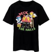 T-shirt Sonic The Hedgehog Deck The Halls