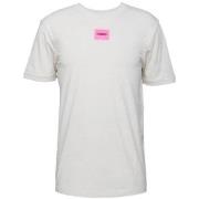 T-shirt BOSS T-SHIRT BEIGE EN JERSEY DE COTON AVEC ÉTIQUETTE LOGO ROSE...