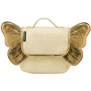 Sac a dos CARAMEL &amp; CIE Sac papillon Ref 60587 Or paillettes