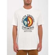 T-shirt Volcom Camiseta Section Farm To Yarn - Off White