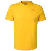 T-shirt Kappa TEE SHIRT CAFERS SLIM JAUNE - YELLOW/YELLOW GOLDEN ROD -...