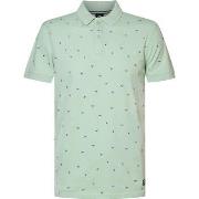 T-shirt Petrol Industries Poloshirt Seashore Impression Vert