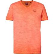 T-shirt Petrol Industries T-Shirt Bellows Melange Orange Vif