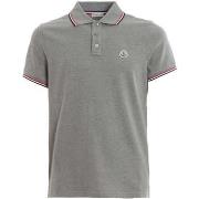 T-shirt Moncler Polo Homme Gris collection