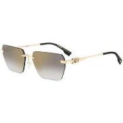 Lunettes de soleil Dsquared D2 0102/S Lunettes de soleil, Or/Or, 58 mm