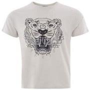 T-shirt Kenzo T-SHIRT Homme Tigre Blanc Mat