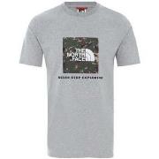 T-shirt The North Face T-SHIRT Homme imprimé Gris