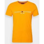 T-shirt Tommy Hilfiger T-SHIRT Homme est 1985 Orange
