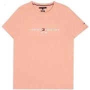 T-shirt Tommy Hilfiger T-SHIRT Homme est 1985 Rose