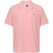 Chemise Tommy Jeans Chemise homme Ref 62930 TIC Rose