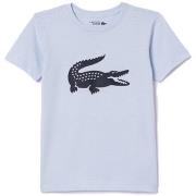 T-shirt enfant Lacoste T-SHIRT GARÇON TENNIS SPORT CROCODILE OVERSIZE ...