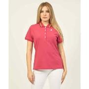 T-shirt K-Way Polo femme Jeannine en coton piqué