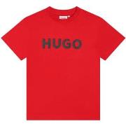 T-shirt enfant BOSS Tee shirt Junior rouge G0007