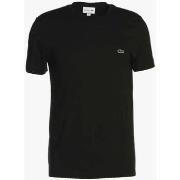 T-shirt Lacoste T-SHIRT Homme noir BASIC