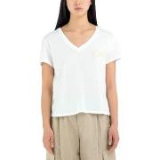 T-shirt Replay T-shirt AV blanc