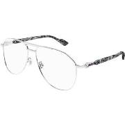 Lunettes de soleil Gucci GG1220S Lunettes de soleil, Argent/Transparen...