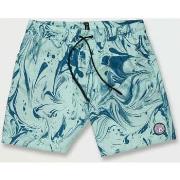 Maillots de bain Volcom Bañador Center Print Trunk 17 - Bottle Green