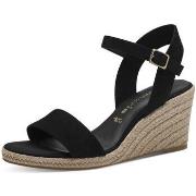 Espadrilles Tamaris Sandale Talon Noir