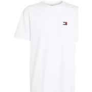 T-shirt Tommy Jeans T shirt Ref 62948 YBR Blanc