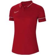 T-shirt Nike POLO DRI FIT ACADEMY RED