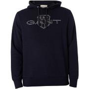 Sweat-shirt Gant Sweat à capuche avec logo graphique