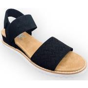 Sandales Skechers Sandale Compensée Noir