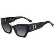 Lunettes de soleil Dsquared D2 0132/S Lunettes de soleil, Noir/Gris, 5...