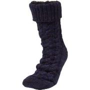 Chaussettes Isotoner Chaussettes anti-dérapantes en maille torsadée - ...