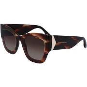 Lunettes de soleil Victoria Beckham VB652S Lunettes de soleil, Havana/...