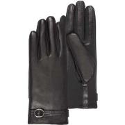 Gants Isotoner Gants Femme tactiles cuir de mouton Noir