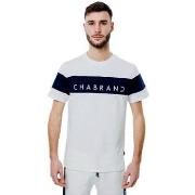 Debardeur Chabrand Tee shirt homme blanc et bleu 60230801