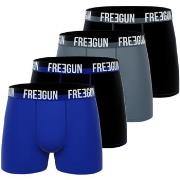 Boxers Freegun Lot de 4 boxers homme en coton