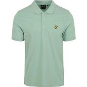 T-shirt Lyle And Scott Polo Vert Clair Plain