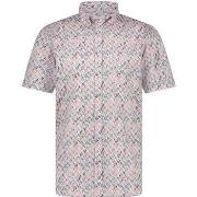 Chemise State Of Art Chemise Short Sleeve Impression Rose