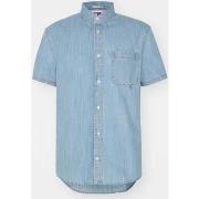 Chemise Tommy Jeans Chemise manches courtes bleue