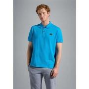 T-shirt Paul &amp; Shark Polo bleu en coton bio