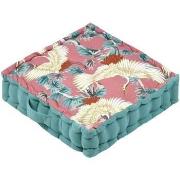 Coussins Stof Coussin de sol en coton grues japonaises