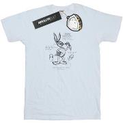 T-shirt enfant Dessins Animés Bugs Bunny Drawing Instruction