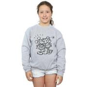 Sweat-shirt enfant Disney Mickey And Minnie Mouse Kiss Sketch