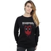 Sweat-shirt Marvel Deadpool Dripping Head