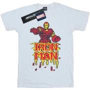 T-shirt enfant Marvel Iron Man Pixelated