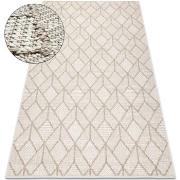 Tapis Rugsx Tapis JERSEY 19231 beige - géométrique structure 180x270 c...