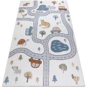 Tapis Rugsx Tapis BONO 8283 Rue, animaux crème / 80x150 cm