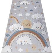 Tapis Rugsx Tapis BONO 8437 Des nuages, ciel, gris 80x150 cm