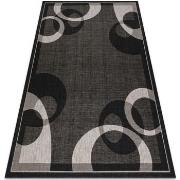 Tapis Rugsx TAPIS EN CORDE SIZAL FLOORLUX 20078 NOIR 160x230 cm