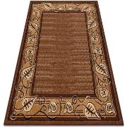 Tapis Rugsx BCF Rug Morad FELIKS cadre, feuilles classique 60x110 cm